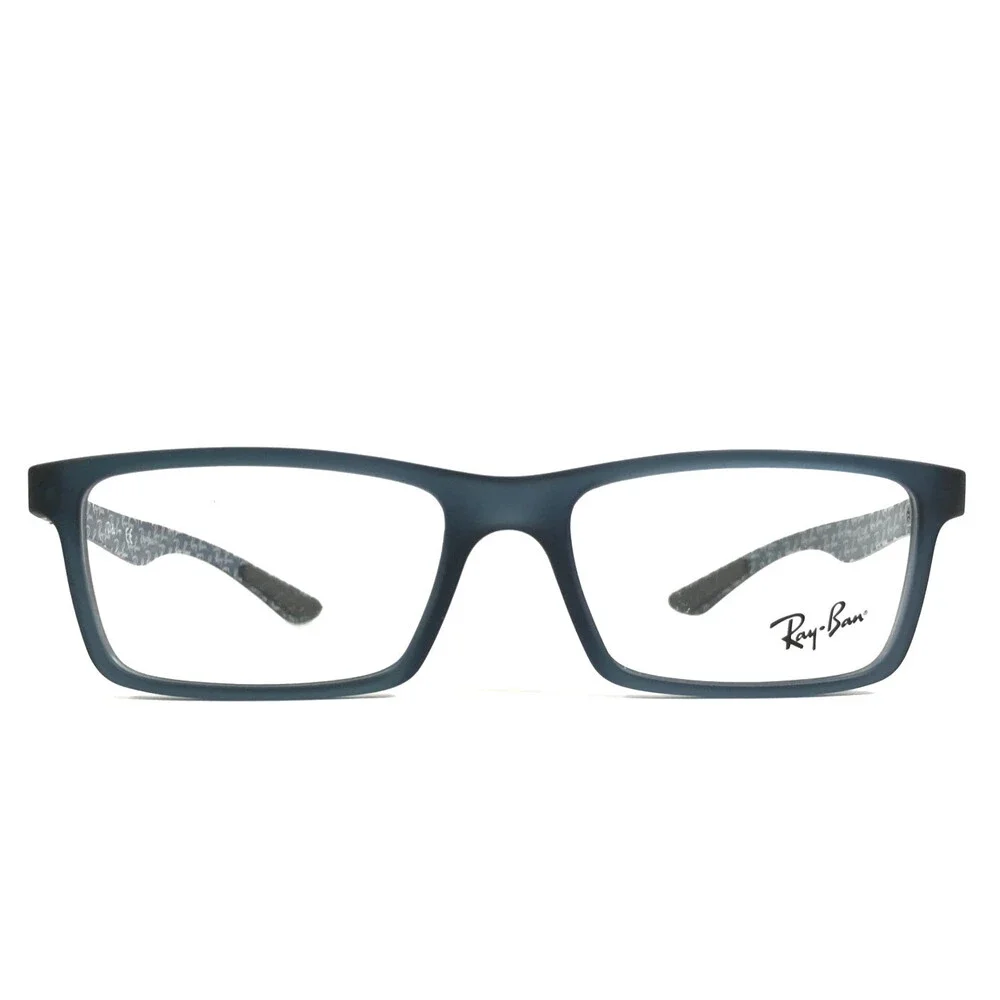Ray-Ban Eyeglasses Frames RB8901 5262 Matte Blue Gray Carbon Fiber 53-17-145